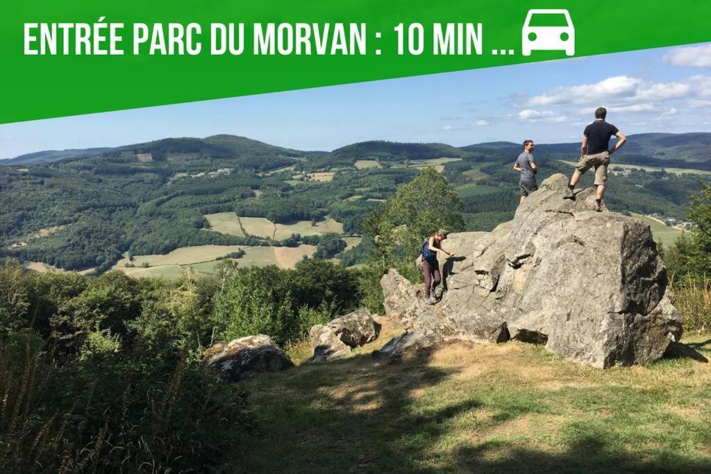 La Fontaine Neuve-Avallon-5 Personnes-1 Chambre-3 Lits-Parking-Wifi Zewnętrze zdjęcie